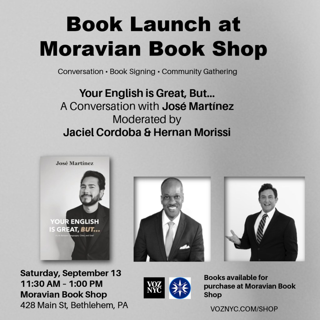 José Martínez Book Launch in Bethlehem: Celebrate Language and&nbsp;Identity